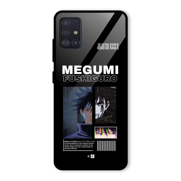 Megumi Fushiguro Glass Back Case for Galaxy A51
