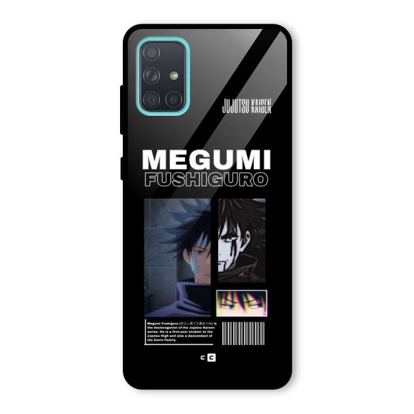 Megumi Fushiguro Glass Back Case for Galaxy A71