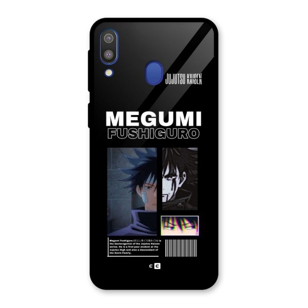 Megumi Fushiguro Glass Back Case for Galaxy M20