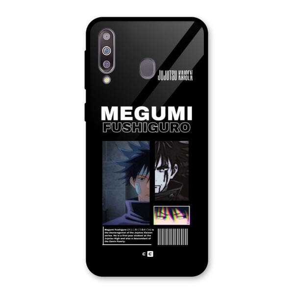 Megumi Fushiguro Glass Back Case for Galaxy M30
