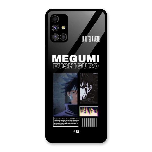 Megumi Fushiguro Glass Back Case for Galaxy M51