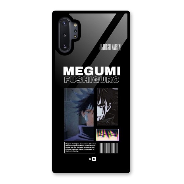 Megumi Fushiguro Glass Back Case for Galaxy Note 10 Plus