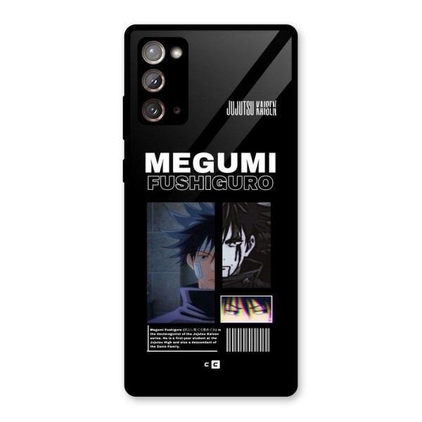Megumi Fushiguro Glass Back Case for Galaxy Note 20