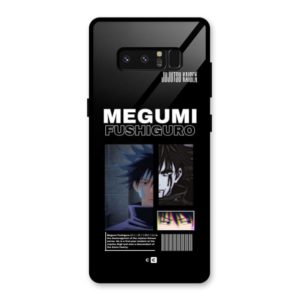 Megumi Fushiguro Glass Back Case for Galaxy Note 8