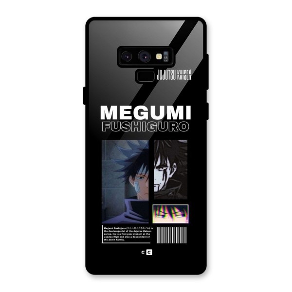 Megumi Fushiguro Glass Back Case for Galaxy Note 9