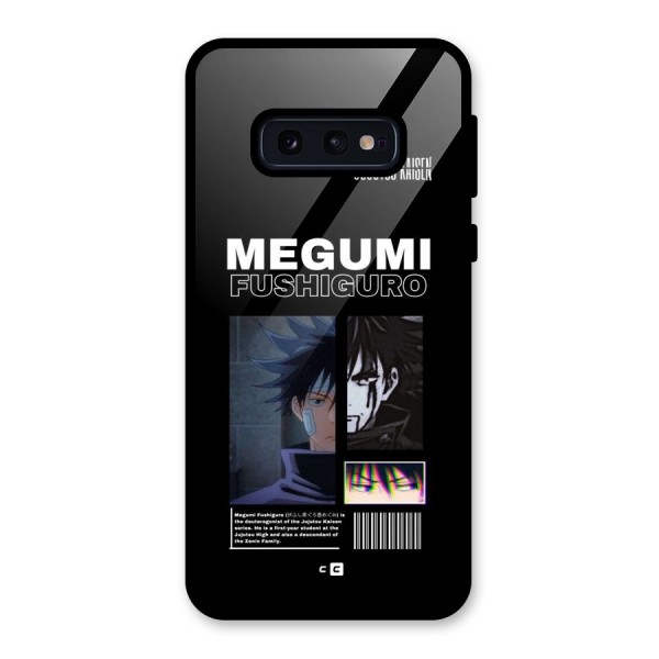 Megumi Fushiguro Glass Back Case for Galaxy S10e