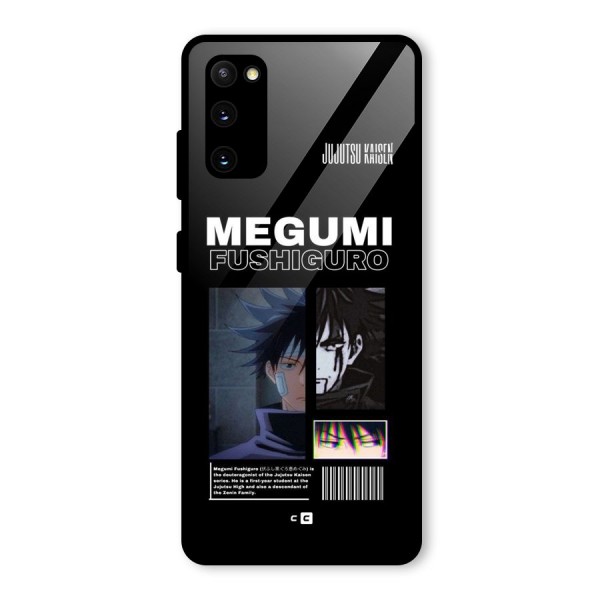 Megumi Fushiguro Glass Back Case for Galaxy S20 FE 5G