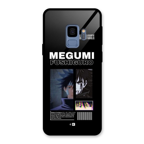 Megumi Fushiguro Glass Back Case for Galaxy S9