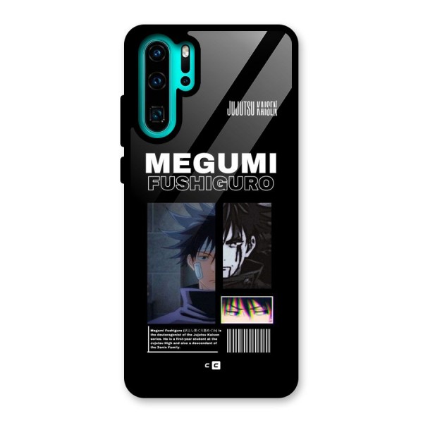 Megumi Fushiguro Glass Back Case for Huawei P30 Pro