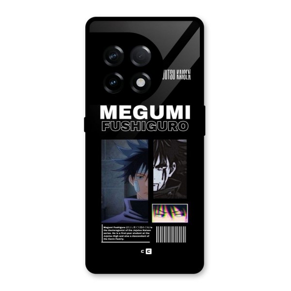 Megumi Fushiguro Glass Back Case for OnePlus 11R
