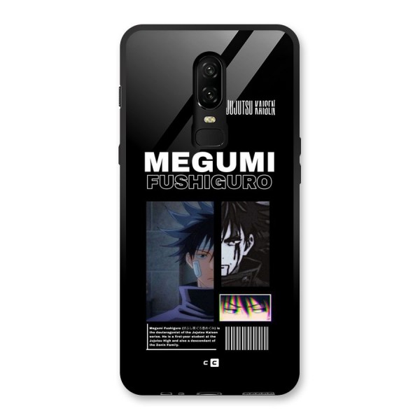 Megumi Fushiguro Glass Back Case for OnePlus 6