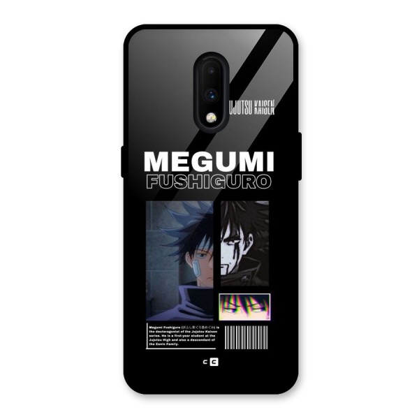 Megumi Fushiguro Glass Back Case for OnePlus 7