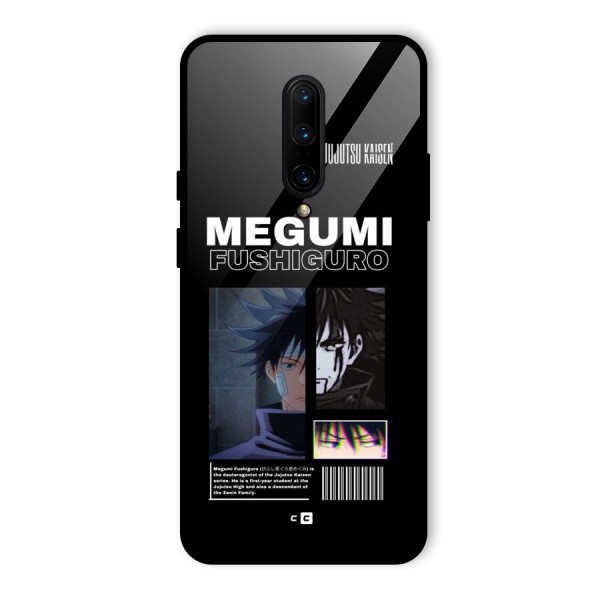 Megumi Fushiguro Glass Back Case for OnePlus 7 Pro
