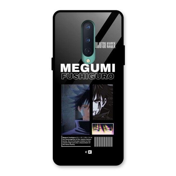 Megumi Fushiguro Glass Back Case for OnePlus 8