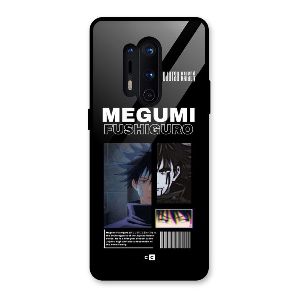 Megumi Fushiguro Glass Back Case for OnePlus 8 Pro