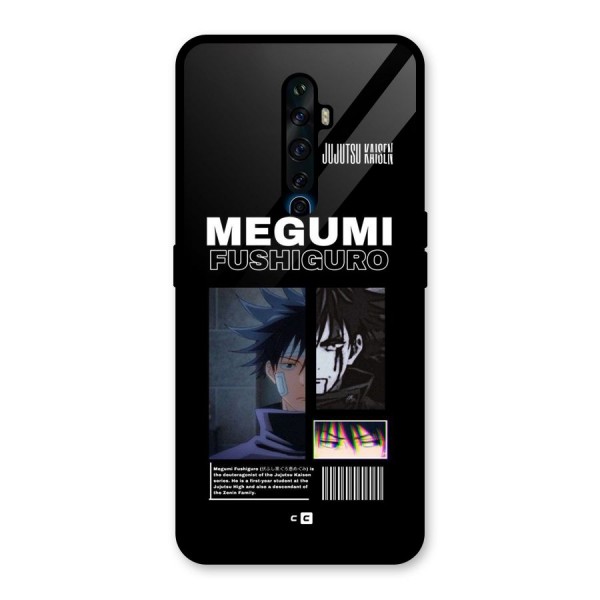 Megumi Fushiguro Glass Back Case for Oppo Reno2 F