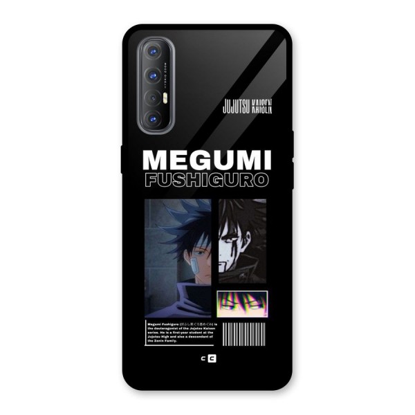Megumi Fushiguro Glass Back Case for Oppo Reno3 Pro