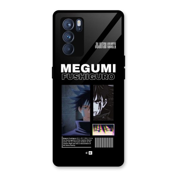 Megumi Fushiguro Glass Back Case for Oppo Reno6 Pro 5G