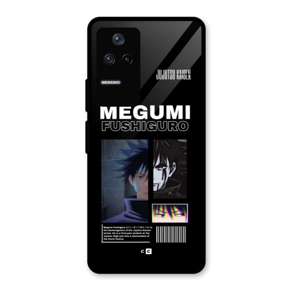 Megumi Fushiguro Glass Back Case for Poco F4 5G