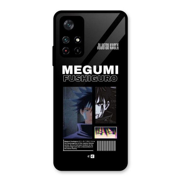 Megumi Fushiguro Glass Back Case for Poco M4 Pro 5G