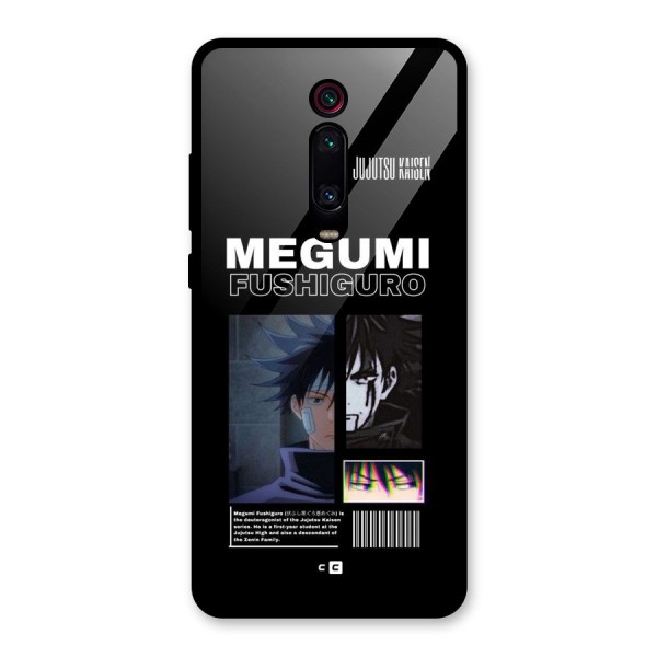 Megumi Fushiguro Glass Back Case for Redmi K20