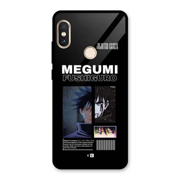 Megumi Fushiguro Glass Back Case for Redmi Note 5 Pro