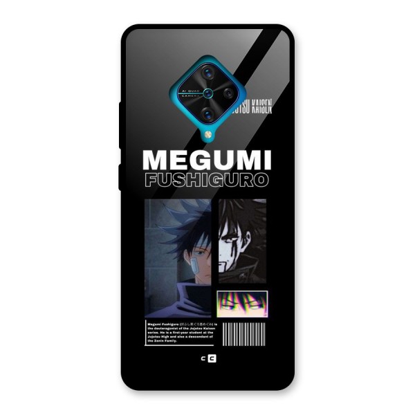 Megumi Fushiguro Glass Back Case for Vivo S1 Pro