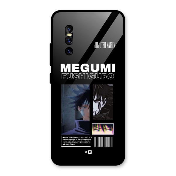 Megumi Fushiguro Glass Back Case for Vivo V15 Pro
