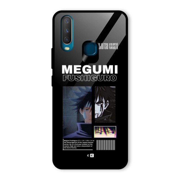 Megumi Fushiguro Glass Back Case for Vivo Y12