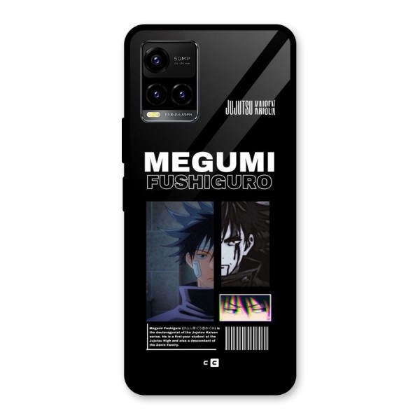 Megumi Fushiguro Glass Back Case for Vivo Y33s
