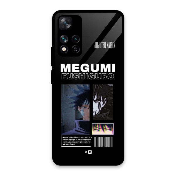 Megumi Fushiguro Glass Back Case for Xiaomi 11i 5G
