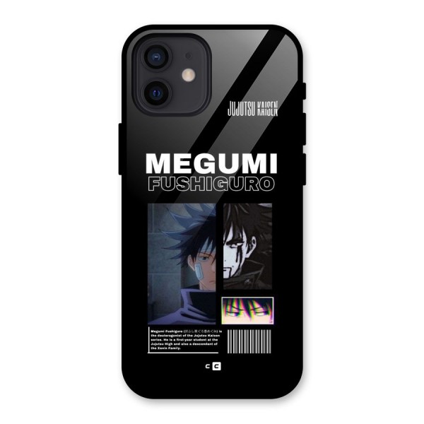 Megumi Fushiguro Glass Back Case for iPhone 12
