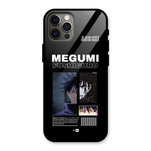 Megumi Fushiguro Glass Back Case for iPhone 12 Pro