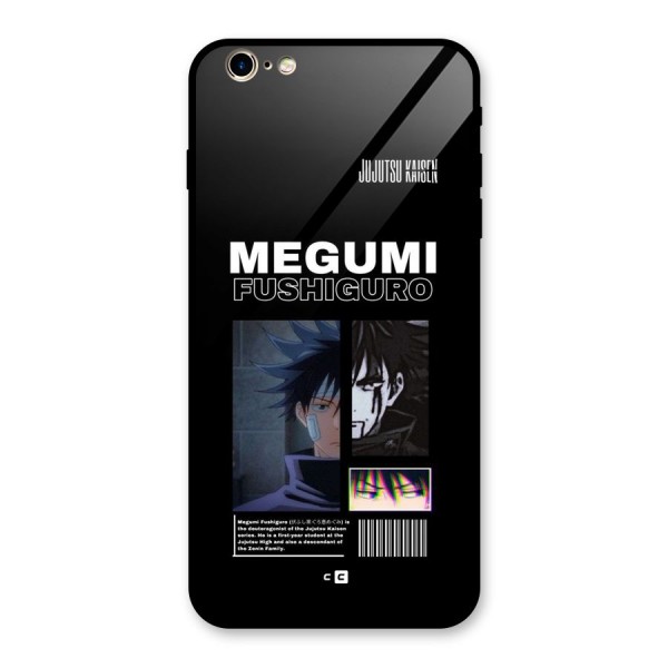 Megumi Fushiguro Glass Back Case for iPhone 6 Plus 6S Plus