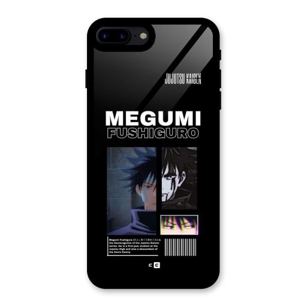 Megumi Fushiguro Glass Back Case for iPhone 8 Plus