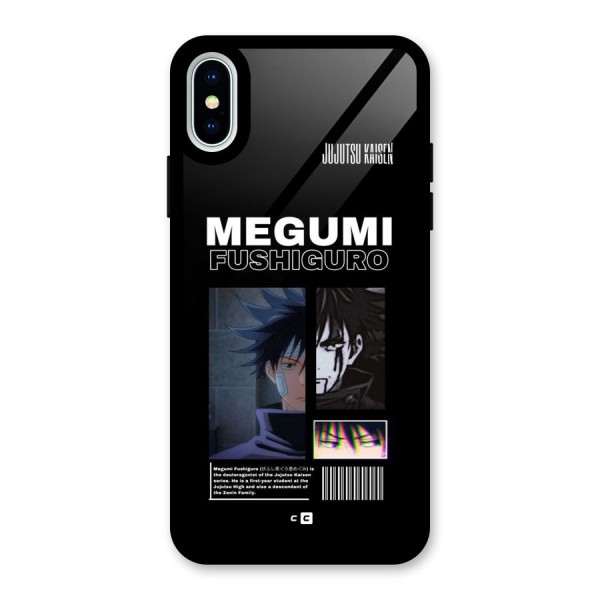 Megumi Fushiguro Glass Back Case for iPhone X
