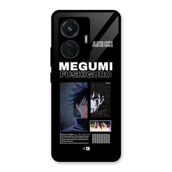 Megumi Fushiguro Glass Back Case for iQOO Z6 44W