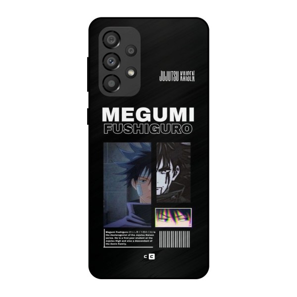 Megumi Fushiguro Metal Back Case for Galaxy A33 5G