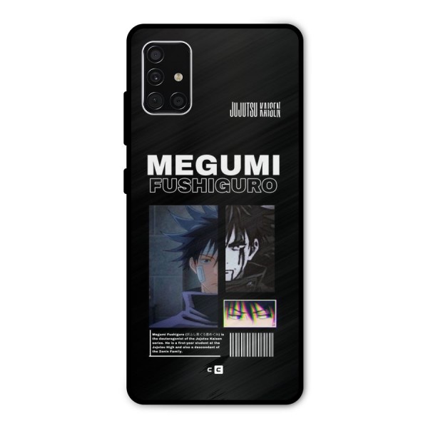 Megumi Fushiguro Metal Back Case for Galaxy A51