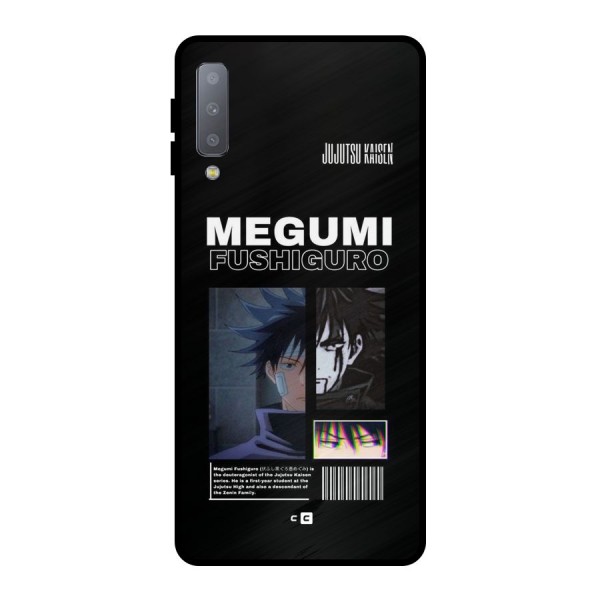 Megumi Fushiguro Metal Back Case for Galaxy A7 (2018)
