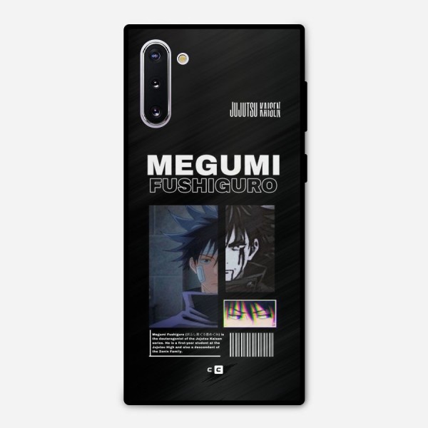 Megumi Fushiguro Metal Back Case for Galaxy Note 10