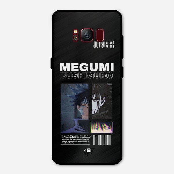 Megumi Fushiguro Metal Back Case for Galaxy S8