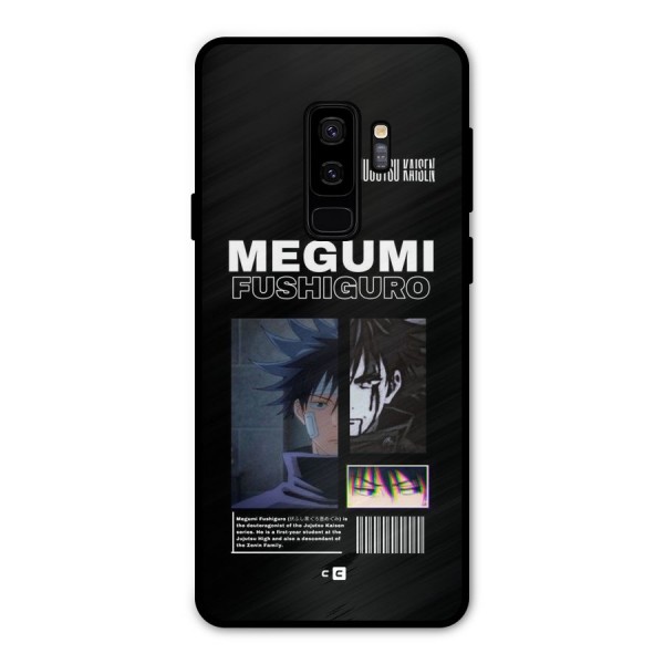 Megumi Fushiguro Metal Back Case for Galaxy S9 Plus