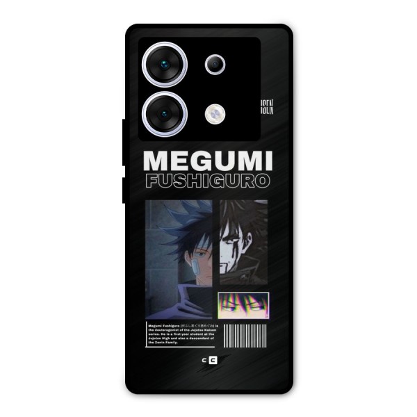 Megumi Fushiguro Metal Back Case for Infinix Zero 30 5G