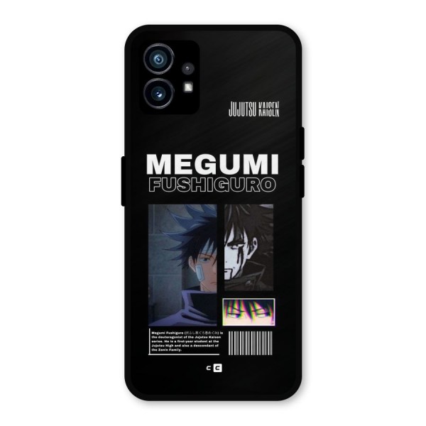 Megumi Fushiguro Metal Back Case for Nothing Phone 1