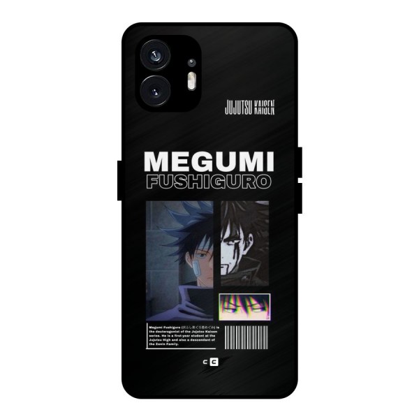 Megumi Fushiguro Metal Back Case for Nothing Phone 2