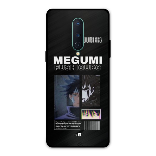 Megumi Fushiguro Metal Back Case for OnePlus 8