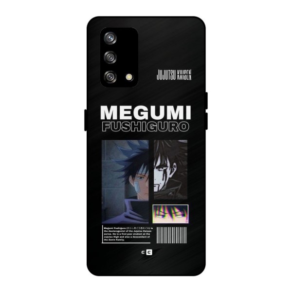 Megumi Fushiguro Metal Back Case for Oppo F19s