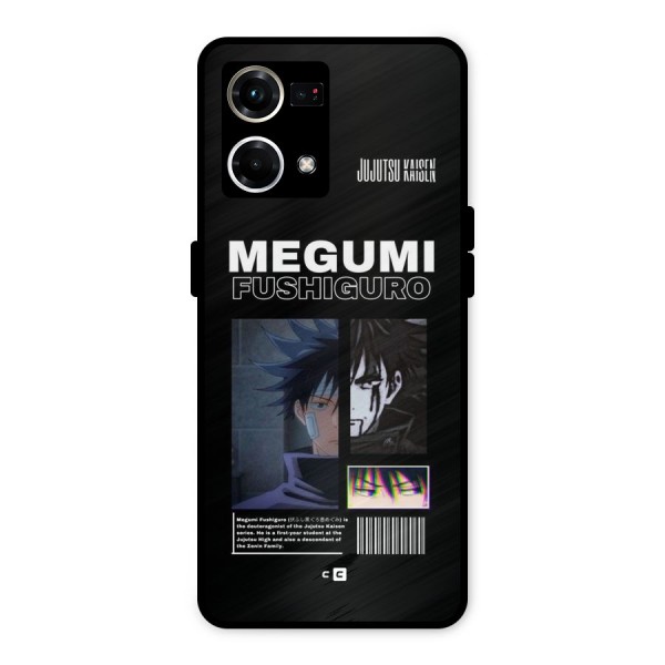 Megumi Fushiguro Metal Back Case for Oppo F21 Pro 4G
