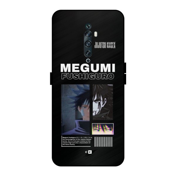 Megumi Fushiguro Metal Back Case for Oppo Reno2 F